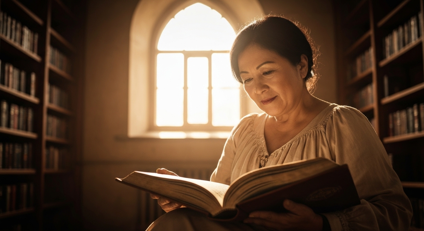 개인연금저축 상품을 신중하게 비교하고 선택하는 사람의 모습