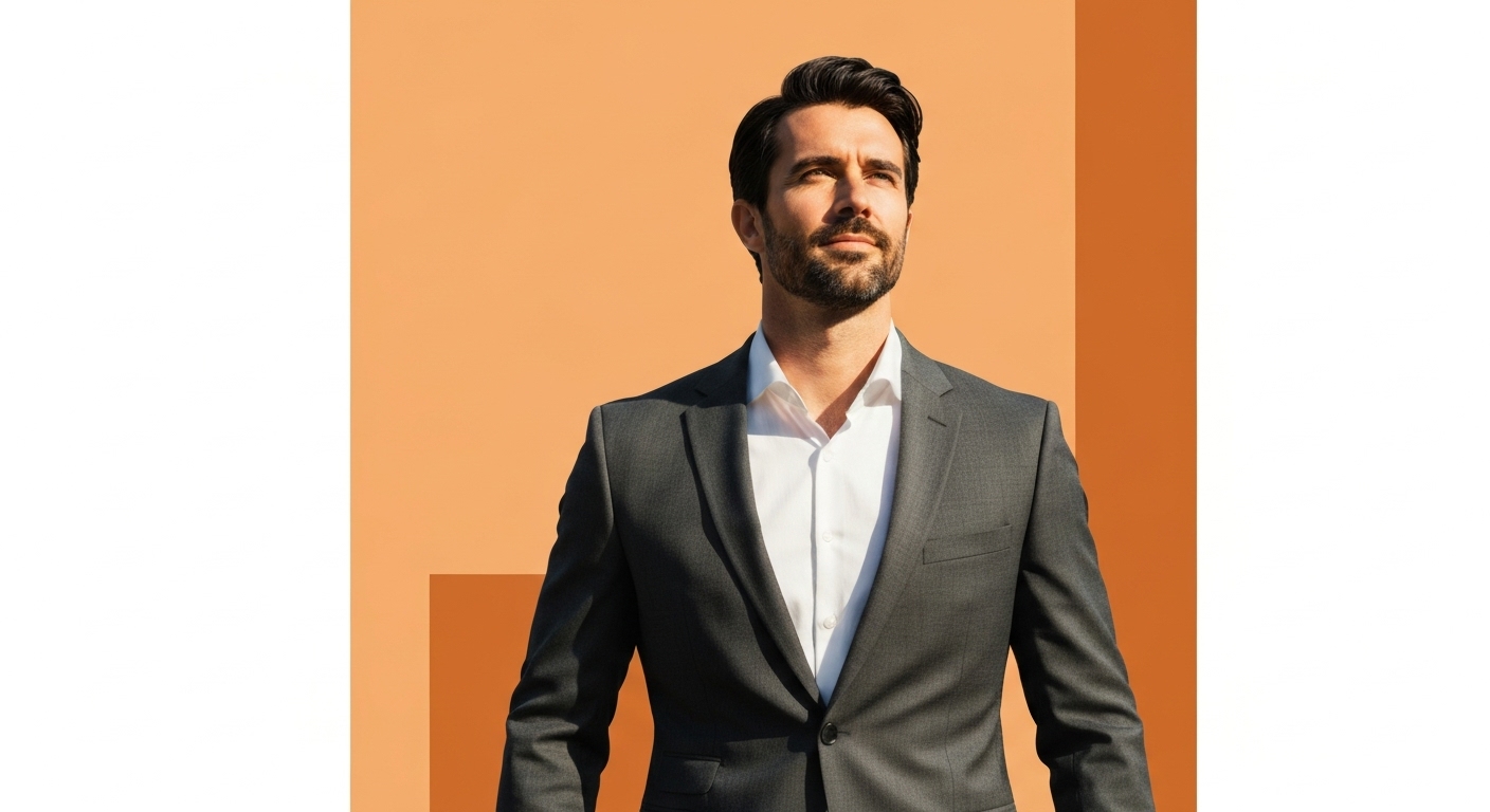 밝은 미래를 바라보며 재정적 자유를 향해 나아가는 사람의 모습